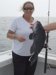 Donna with a 3 pound sea bass.